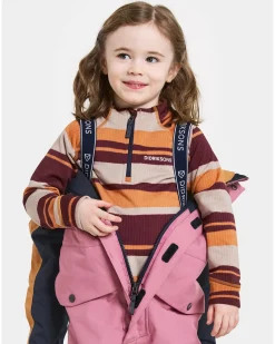 New Bjärven Kids 4 Vinter Totalt Heather Pink Overaller