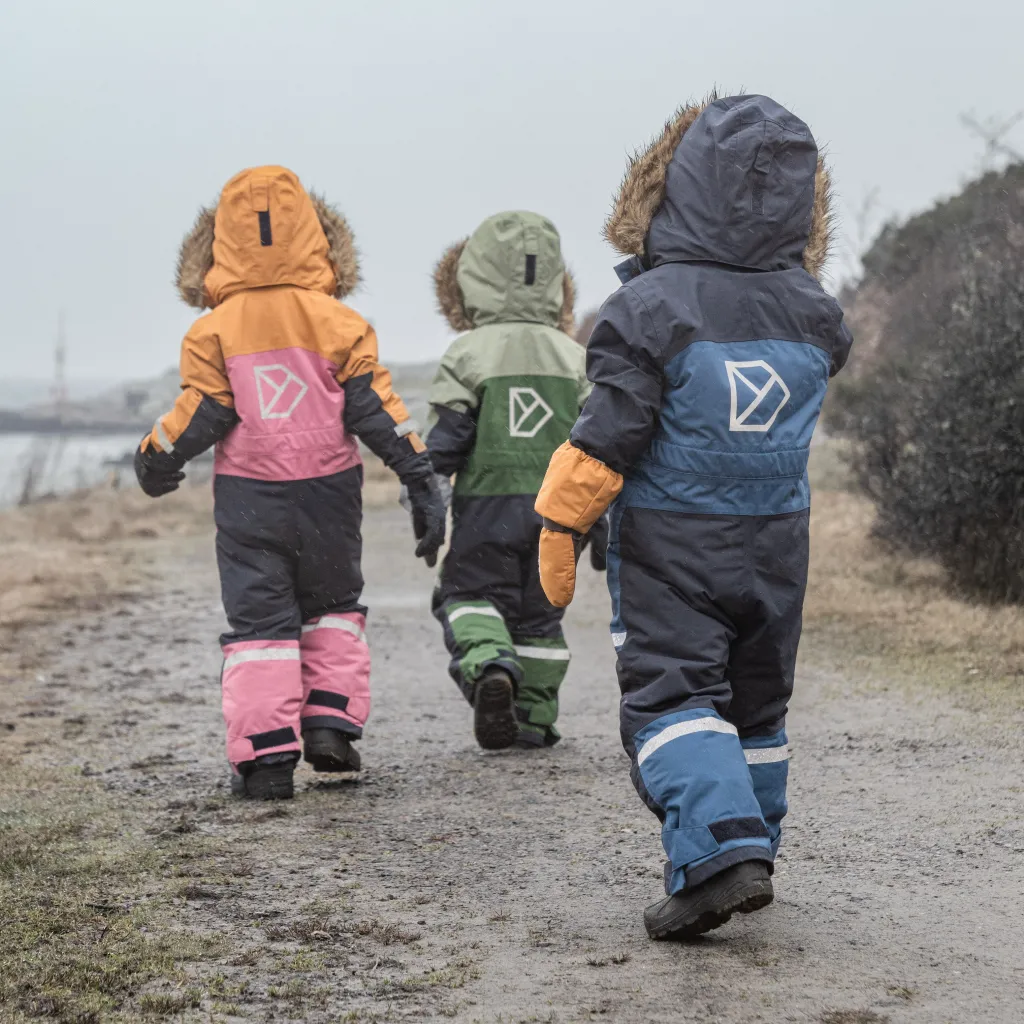 New Bjärven Kids 4 Vinter Totalt Galaxy Blue Overaller