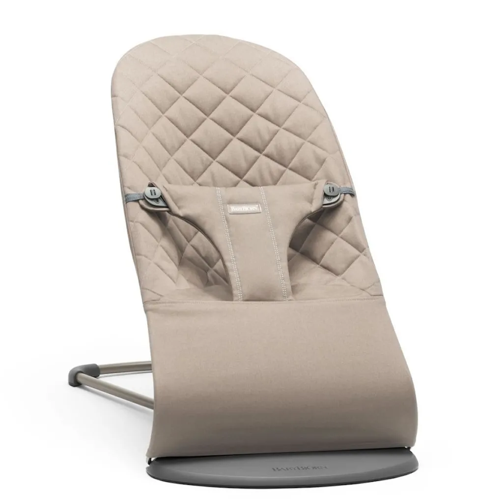 New Bliss Bouncer Vävd Sand Grey Babysitter & Gungor