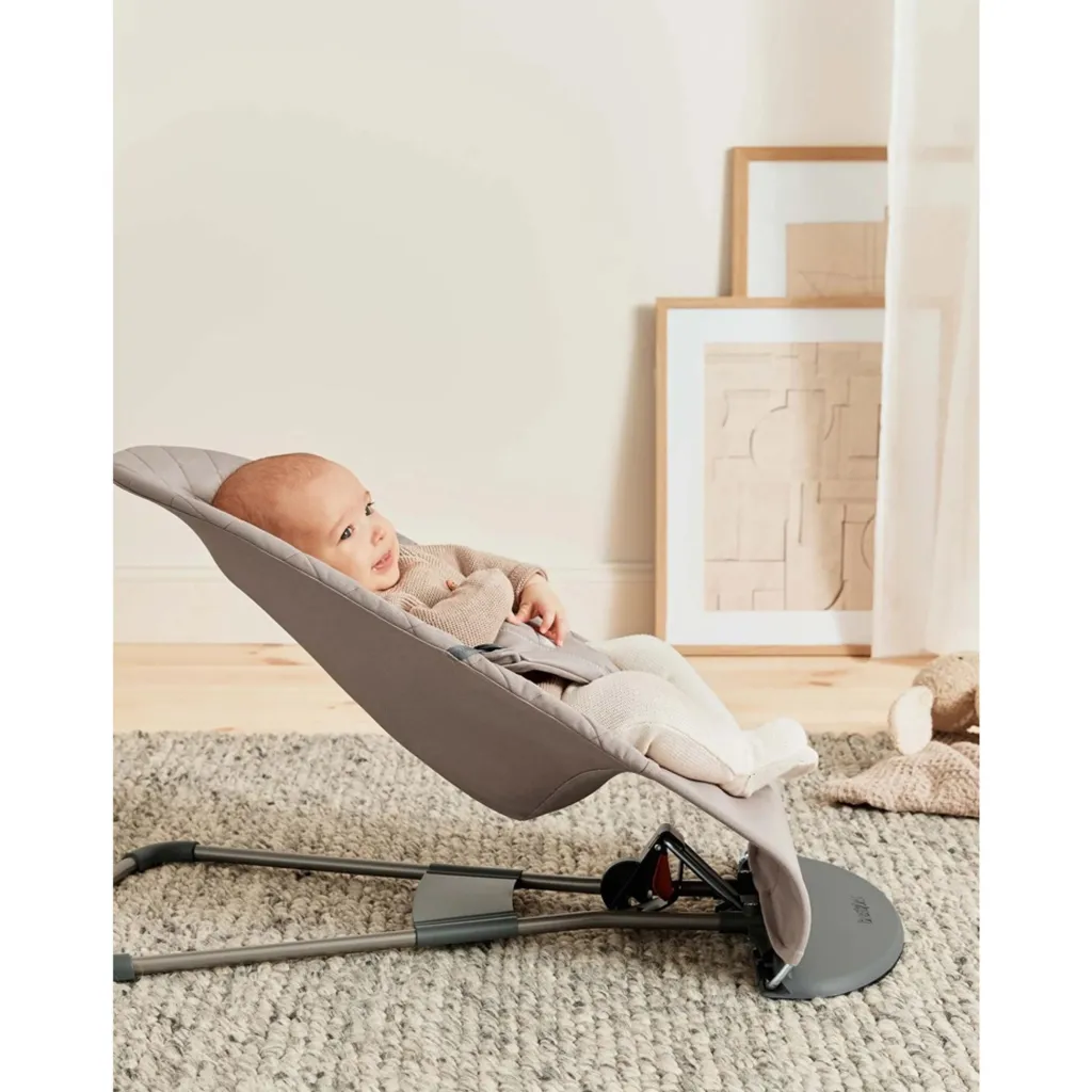 New Bliss Bouncer Vävd Sand Grey Babysitter & Gungor