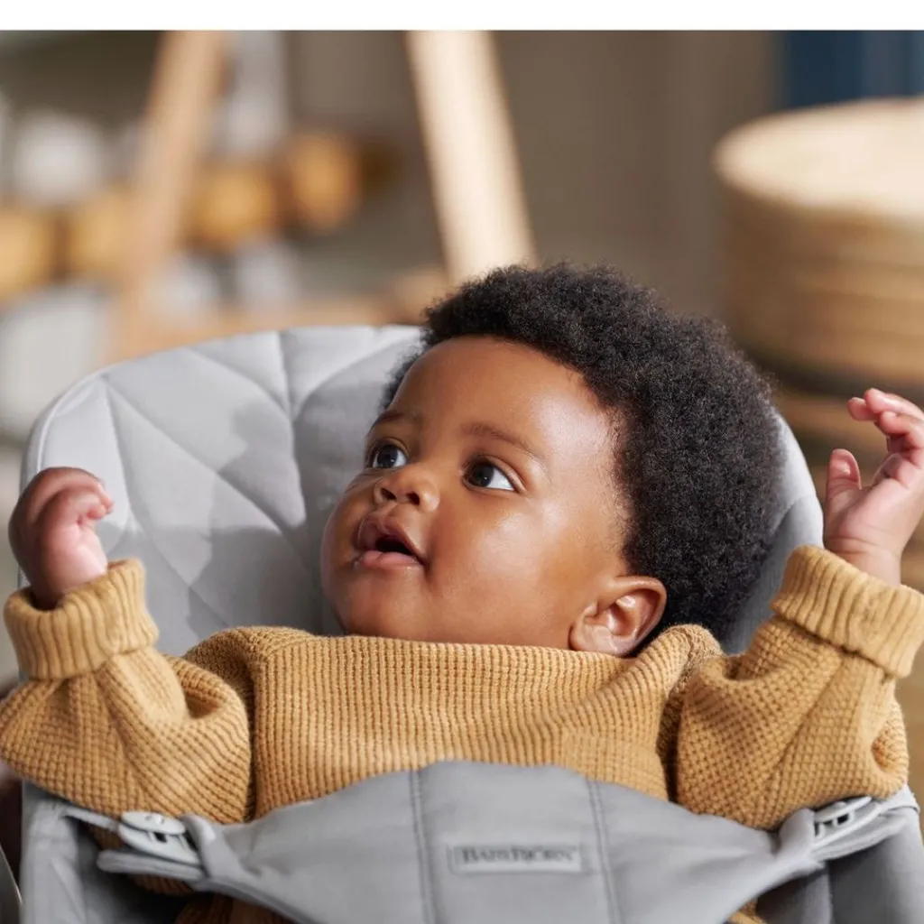 Online Bliss Petal Quilt Babysitter Ljusgrå Babysitter & Gungor