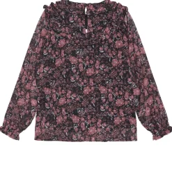 Clearance Blommig Blus Rosa Barn Tröjor & Toppar