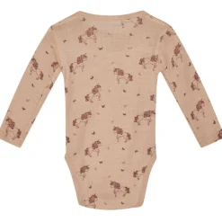 Outlet Bocel Mönstrad Baby Body Rose Cloud Barn Bodys & Bodysuits