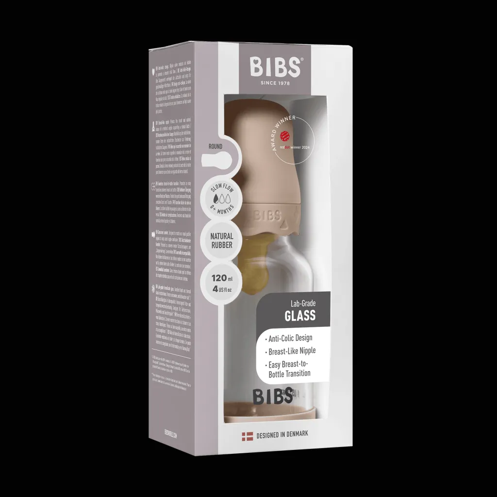 Clearance Boheme Nappflaska I Glas 120 Ml Blush Nappflaskor & Hakklappar