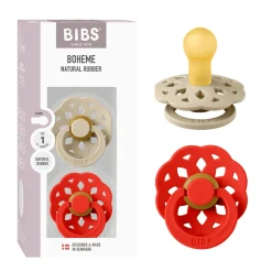Outlet Boheme 2-pack Runda Latexnappar Vanilla Candy Apple Nappar & Napphållare