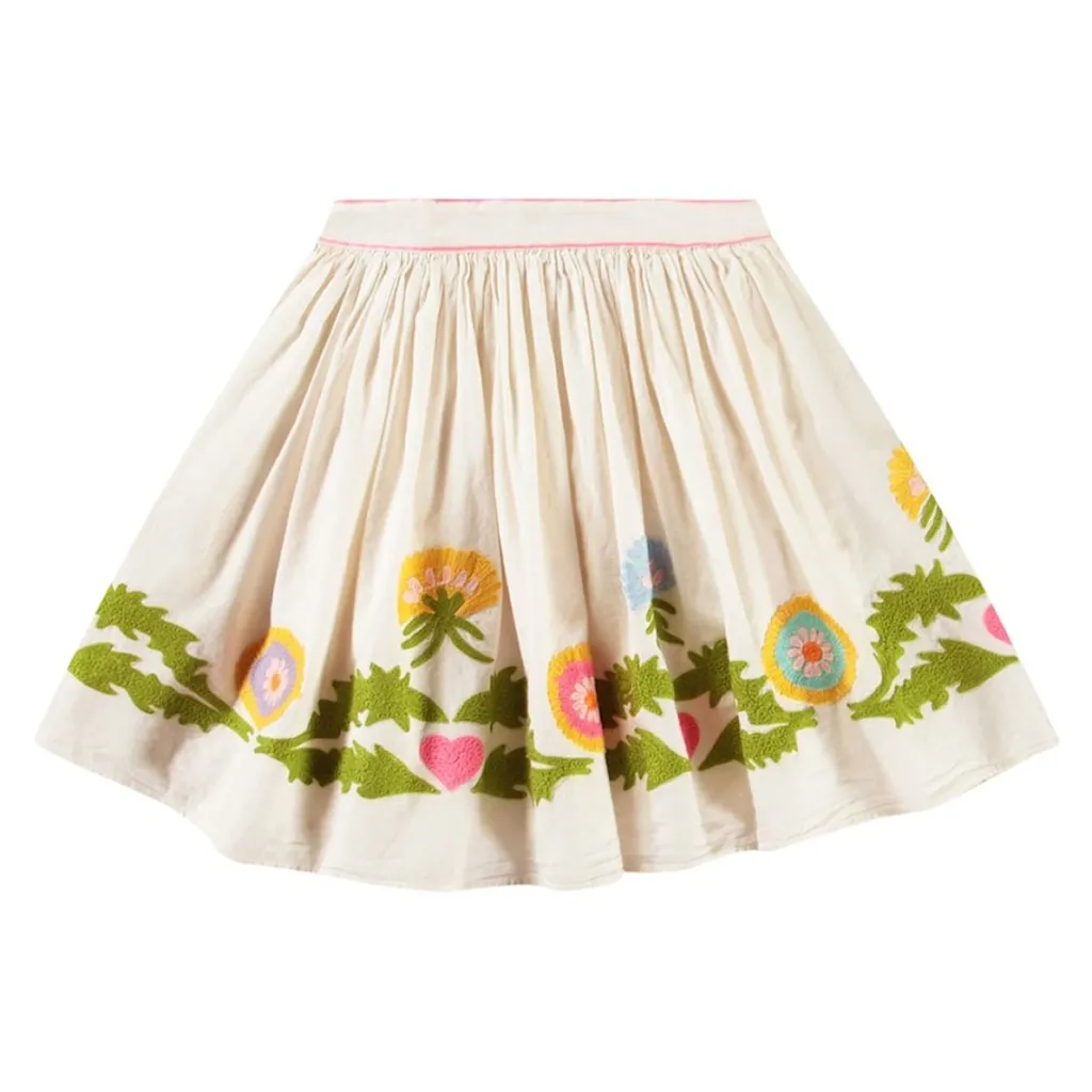 Discount Bonnie Skirt Dandelion Border Barn Klänningar & Kjolar