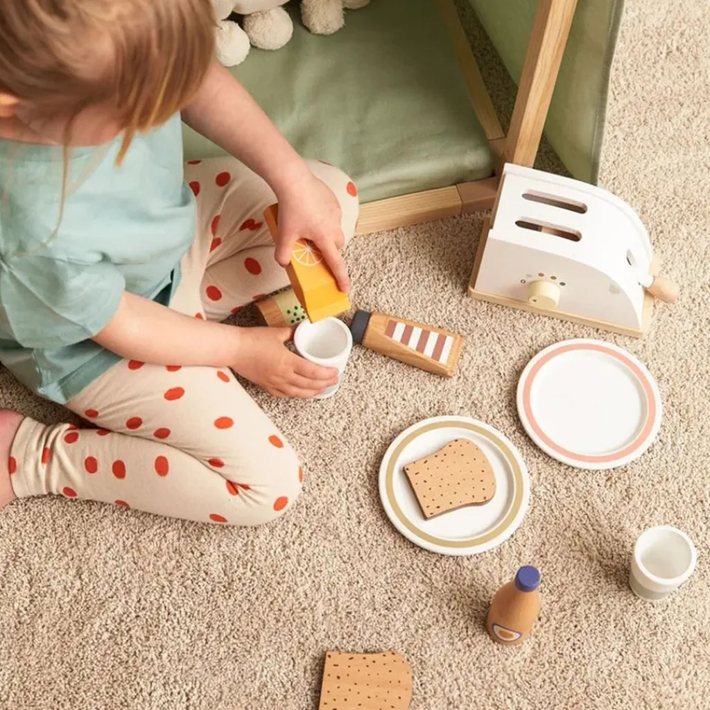 Discount Bottle and can set KID'S HUB Leksaksmat Beige Låtsaslek & Rollek
