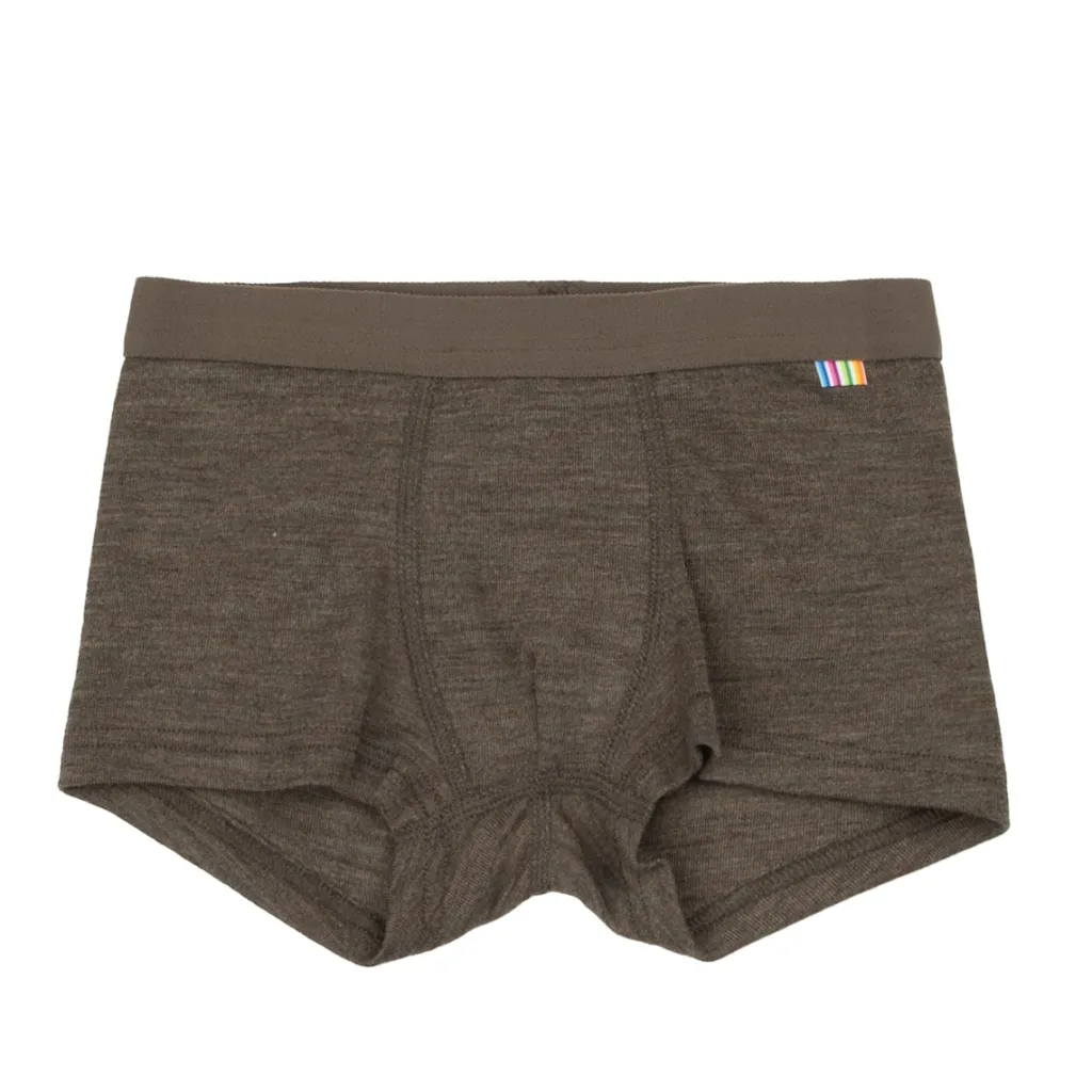 Sale Boxershorts I Ull Brown Melange Barn Underkläder