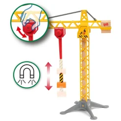 Best ® World - 33835 Light up Construction Crane Lekset Bilar & Fordon