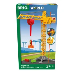 Best ® World - 33835 Light up Construction Crane Lekset Bilar & Fordon