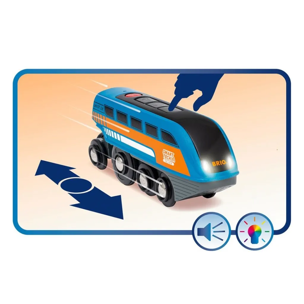 Hot ® World - 33972 Smart Tech Sound Action Tunnel Travel Tågset Bilar & Fordon