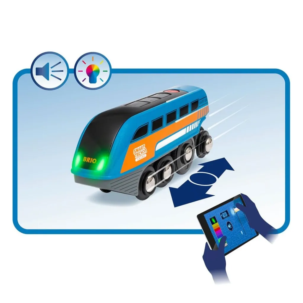 Hot ® World - 33972 Smart Tech Sound Action Tunnel Travel Tågset Bilar & Fordon