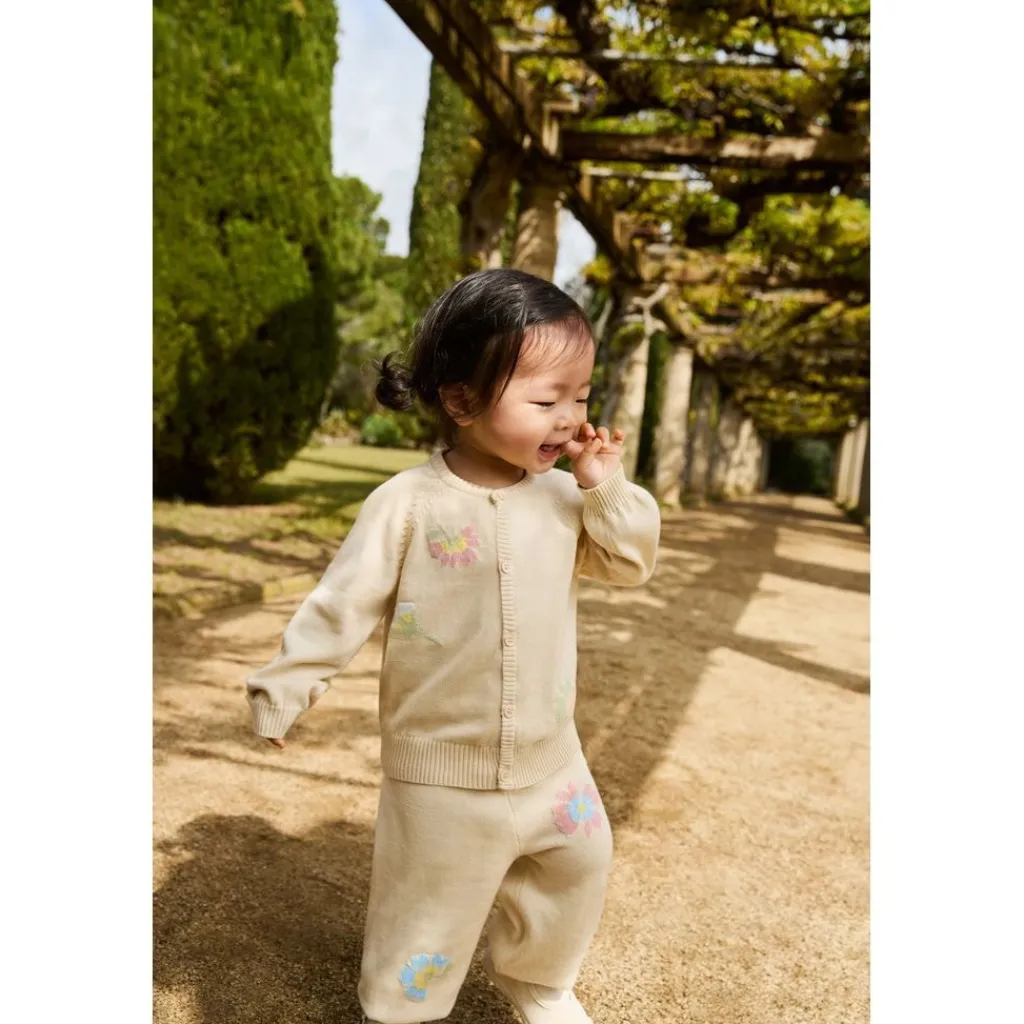 Brody Cardigan Pastel Flora Barn Tröjor & Toppar