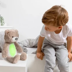 Discount Brody The Bear Sömntränare Taupe Belysning