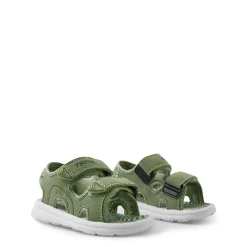 Online Bungee Sandaler Grågröna Barn Sandaler