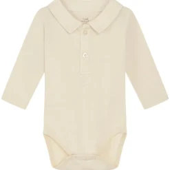 New Caldur Piké-babybody Ecru Barn Bodys & Bodysuits