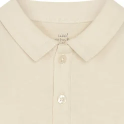 New Caldur Piké-babybody Ecru Barn Bodys & Bodysuits