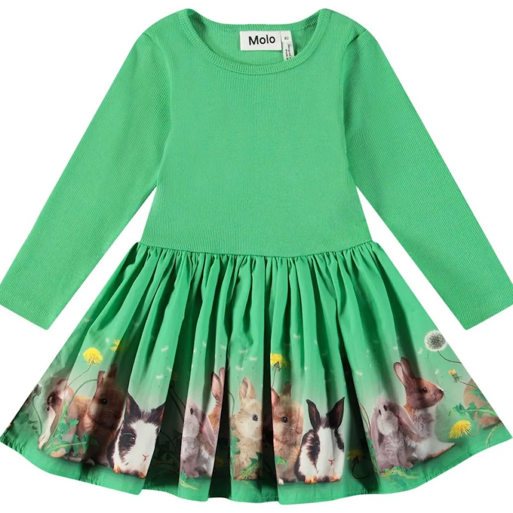Candi Long-Sleeved Dress Bonnie Patch Barn Klänningar & Kjolar