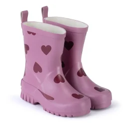 Hot Caracas Gummistövlar Mauve Hearts Barn Kängor, Stövlar & Vinterskor
