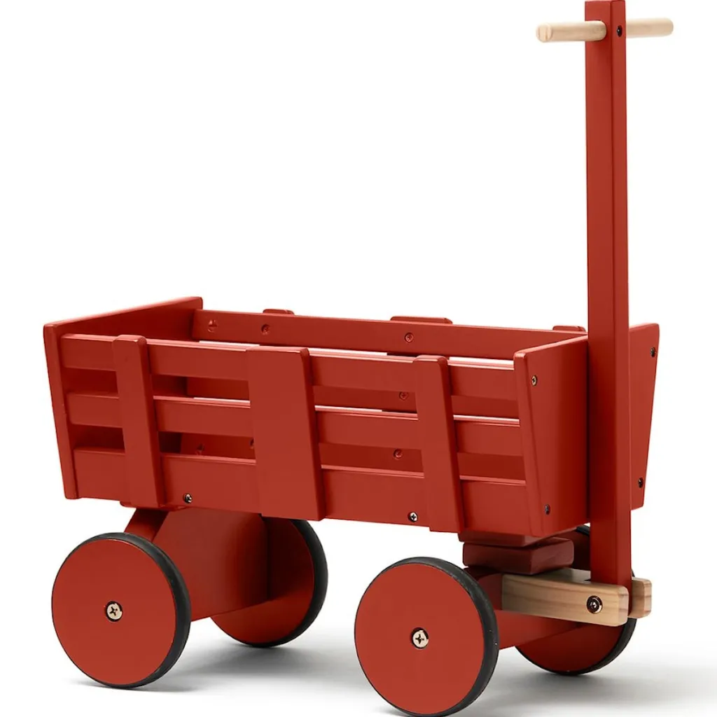 New Carl Larsson Dockvagn Mörkröd Dockor & Dockhus