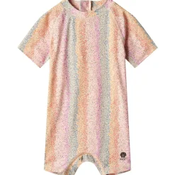 Sale Cas Mönstrad UV-Dräkt Rainbow Flowers Barn Uv-Kläder & Badkläder