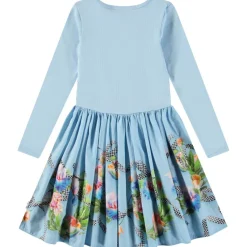 New Casie Long-Sleeved Dress Celebration Barn Klänningar & Kjolar
