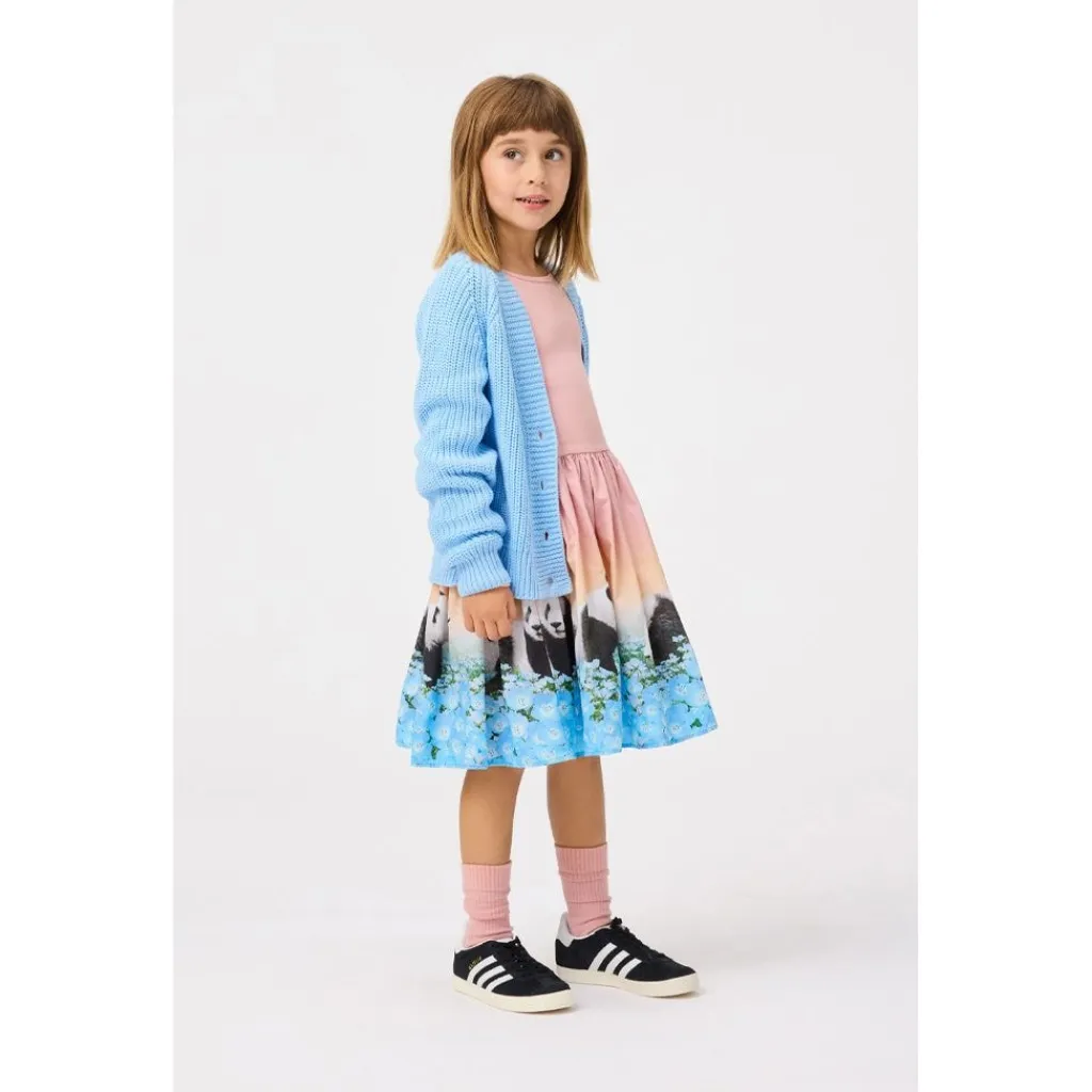 New Casie Long-Sleeved Dress Pandamazing Barn Klänningar & Kjolar