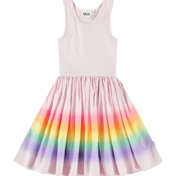 Hot Cassandra Short-Sleeved Dress Fading Sunset Barn Klänningar & Kjolar
