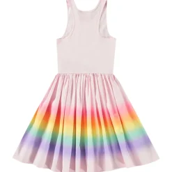 Hot Cassandra Short-Sleeved Dress Fading Sunset Barn Klänningar & Kjolar