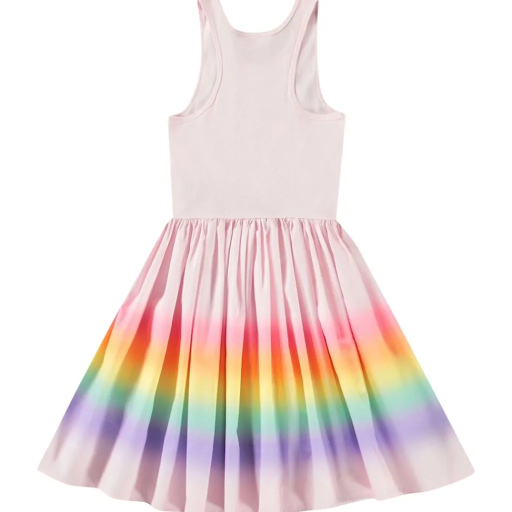 Hot Cassandra Short-Sleeved Dress Fading Sunset Barn Klänningar & Kjolar