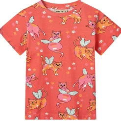 Online Cats T-shirt Pink Punch Barn Tröjor & Toppar