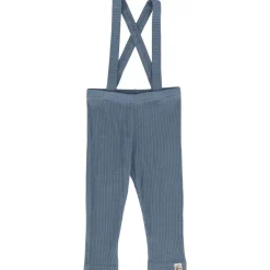 Online Chalk Ullhängselbyxa Denimblå Barn Underställ