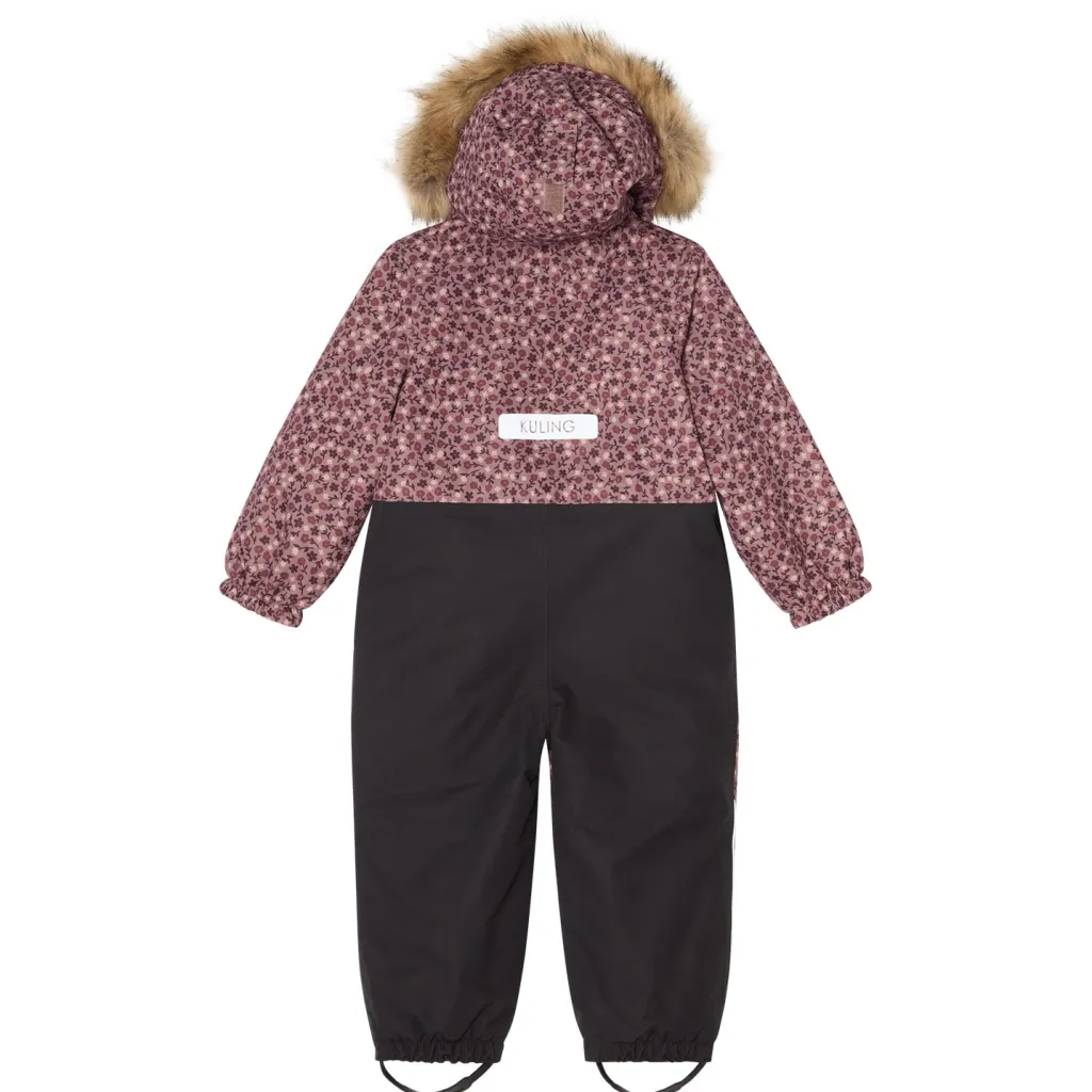 Hot Chamonix Vinteroverall Lilac Flower Overaller