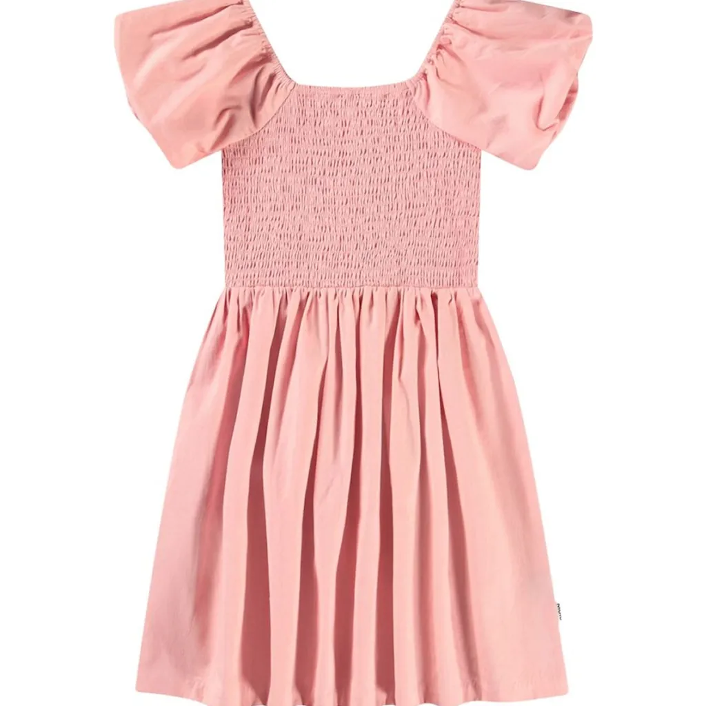 Outlet Cherisla Short-Sleeved Dress Rosequartz Barn Klänningar & Kjolar