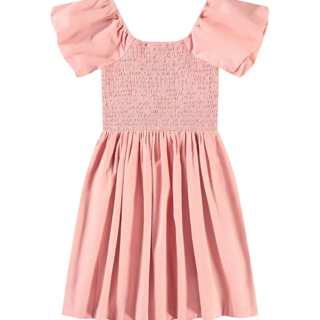 Outlet Cherisla Short-Sleeved Dress Rosequartz Barn Klänningar & Kjolar
