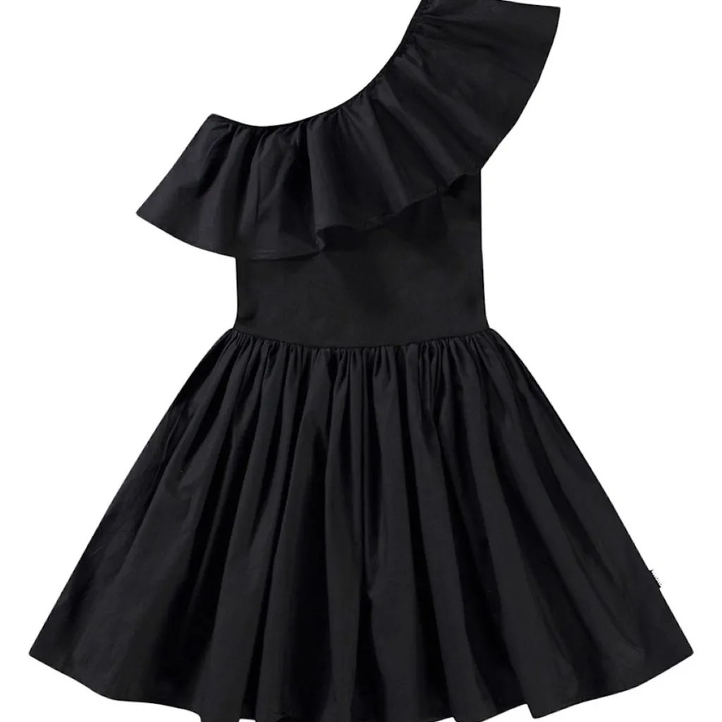 Chloey Short Sleeve Dress Black Barn Klänningar & Kjolar