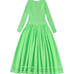 Hot Cibelle Long-Sleeved Dress Green Vibes Barn Klänningar & Kjolar