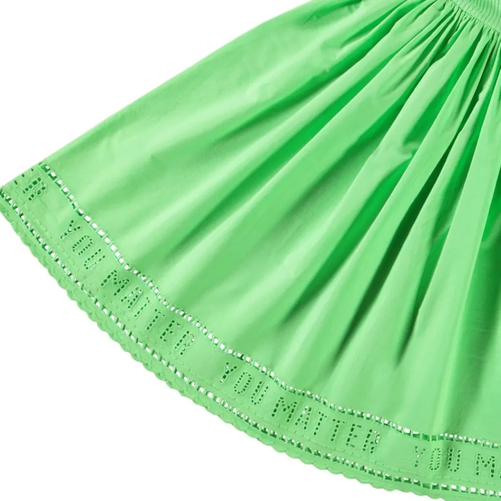 Hot Cibelle Long-Sleeved Dress Green Vibes Barn Klänningar & Kjolar