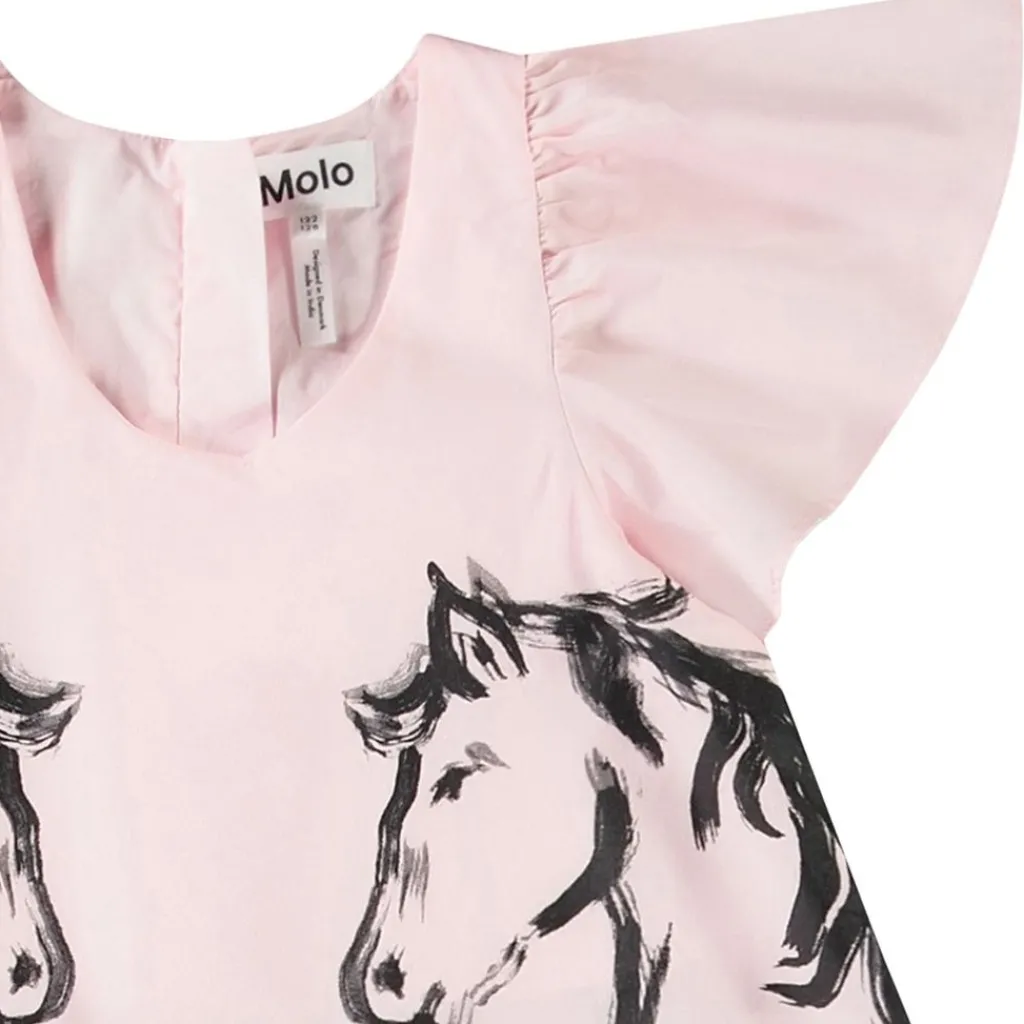 Clearance Cinda Short-Sleeved Dress Folklore Horses Barn Klänningar & Kjolar