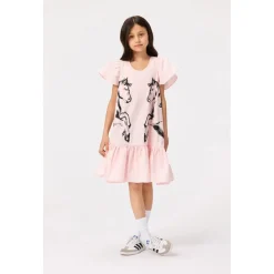 Clearance Cinda Short-Sleeved Dress Folklore Horses Barn Klänningar & Kjolar