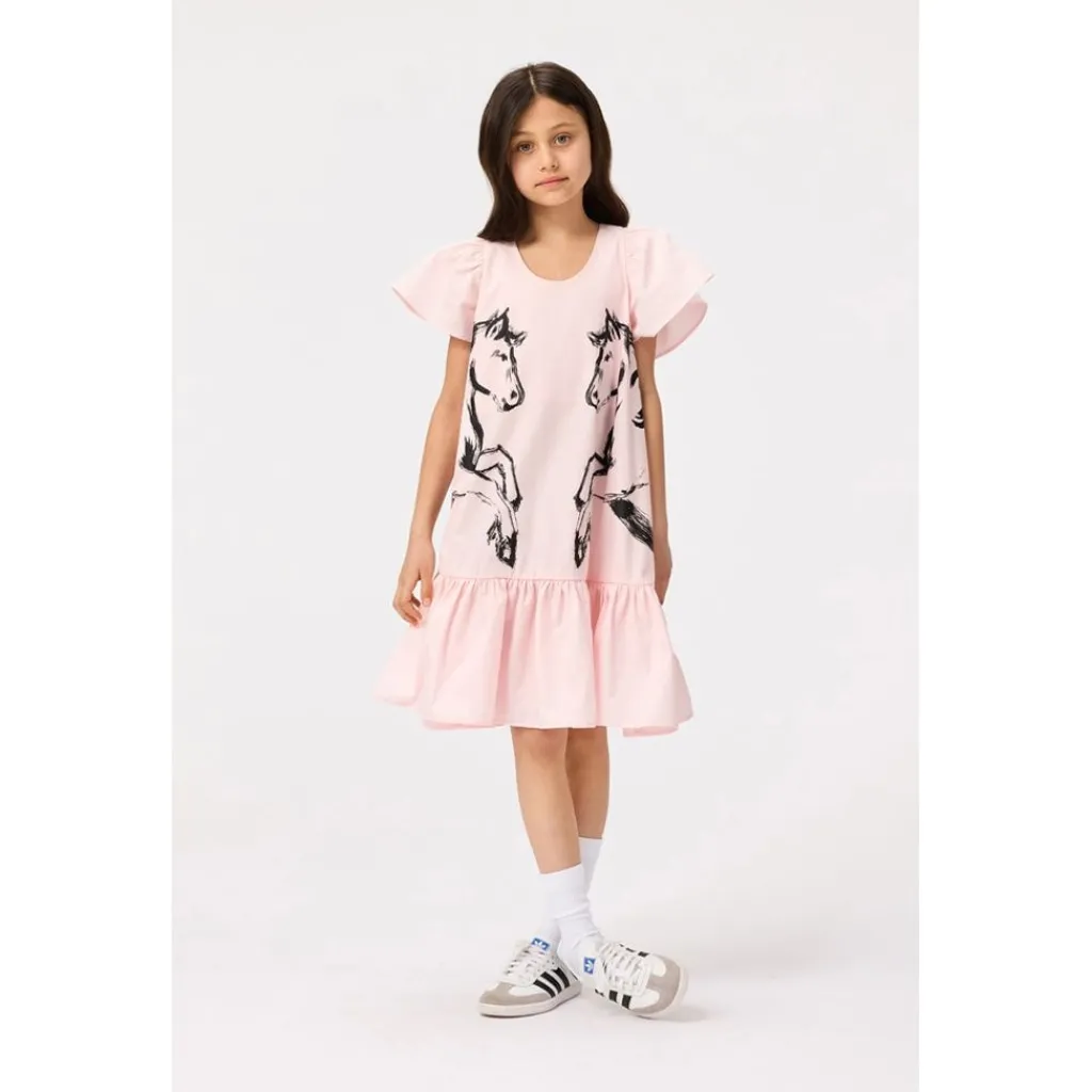 Clearance Cinda Short-Sleeved Dress Folklore Horses Barn Klänningar & Kjolar