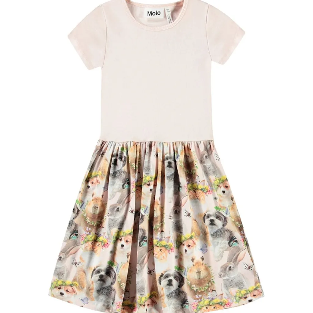 New Cissa Short-Sleeved Dress Festival Friends Barn Klänningar & Kjolar