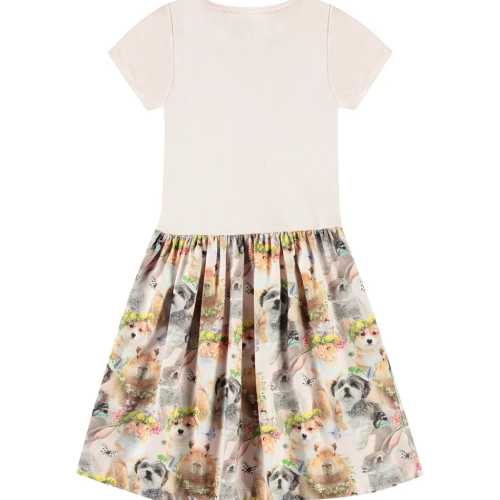 New Cissa Short-Sleeved Dress Festival Friends Barn Klänningar & Kjolar