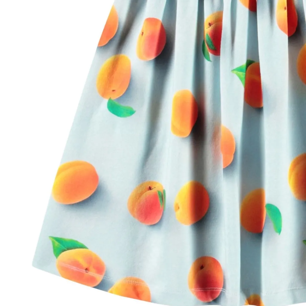 Discount Cissa Short-Sleeved Dress Fresh Apricots Barn Klänningar & Kjolar