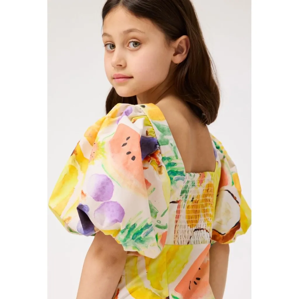 Outlet Cissy Short-Sleeved Dress Fruit Salad Barn Klänningar & Kjolar