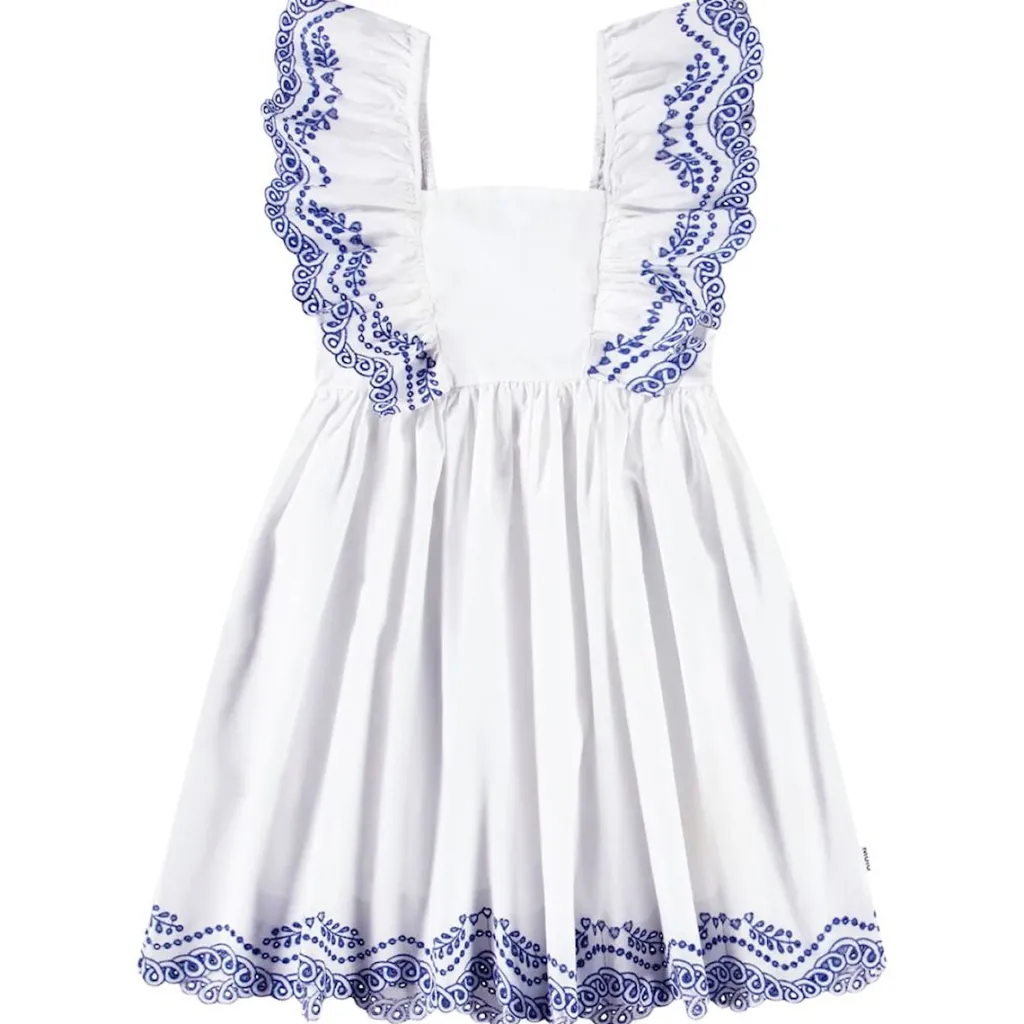 Best Clementine Short-Sleeved Dress Crisp White Barn Klänningar & Kjolar