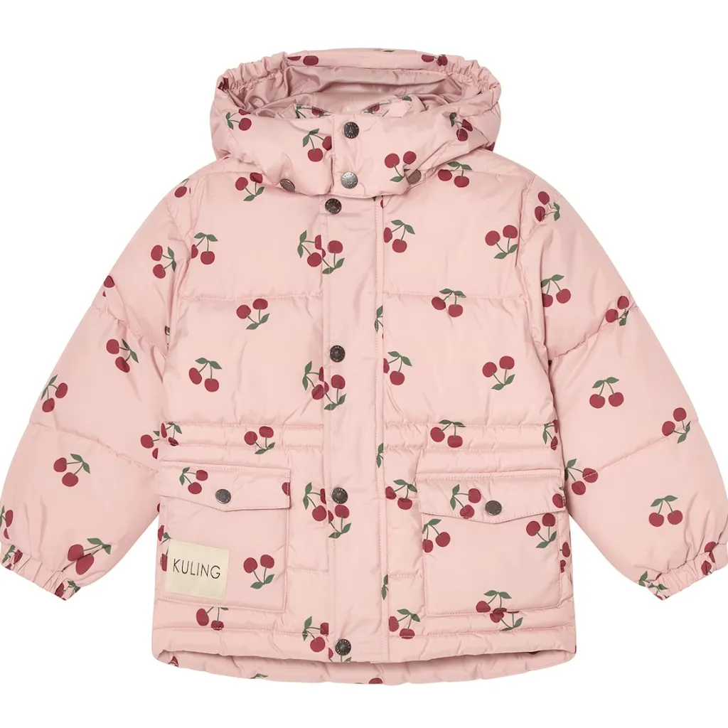 New Cleveland Vadderad Jacka Woody Rose Cherry Jackor & Kappor