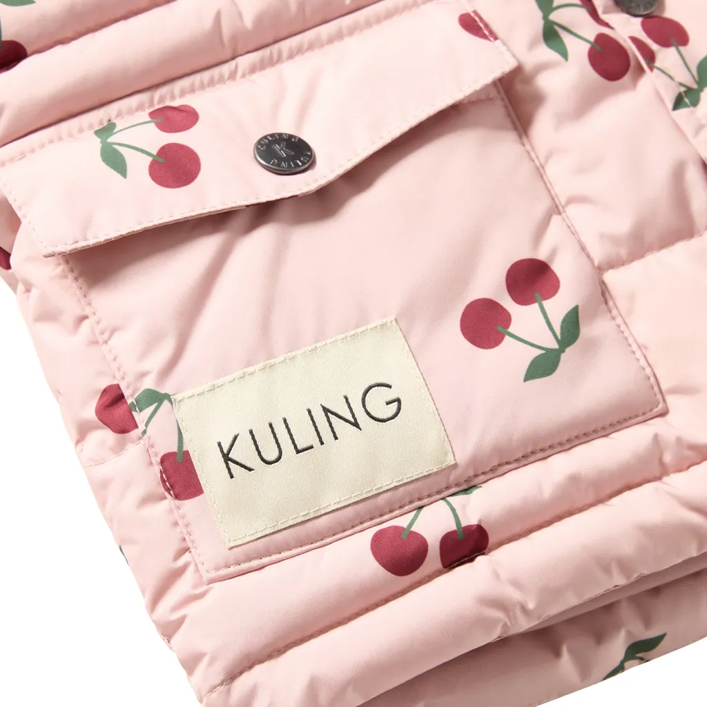 New Cleveland Vadderad Jacka Woody Rose Cherry Jackor & Kappor