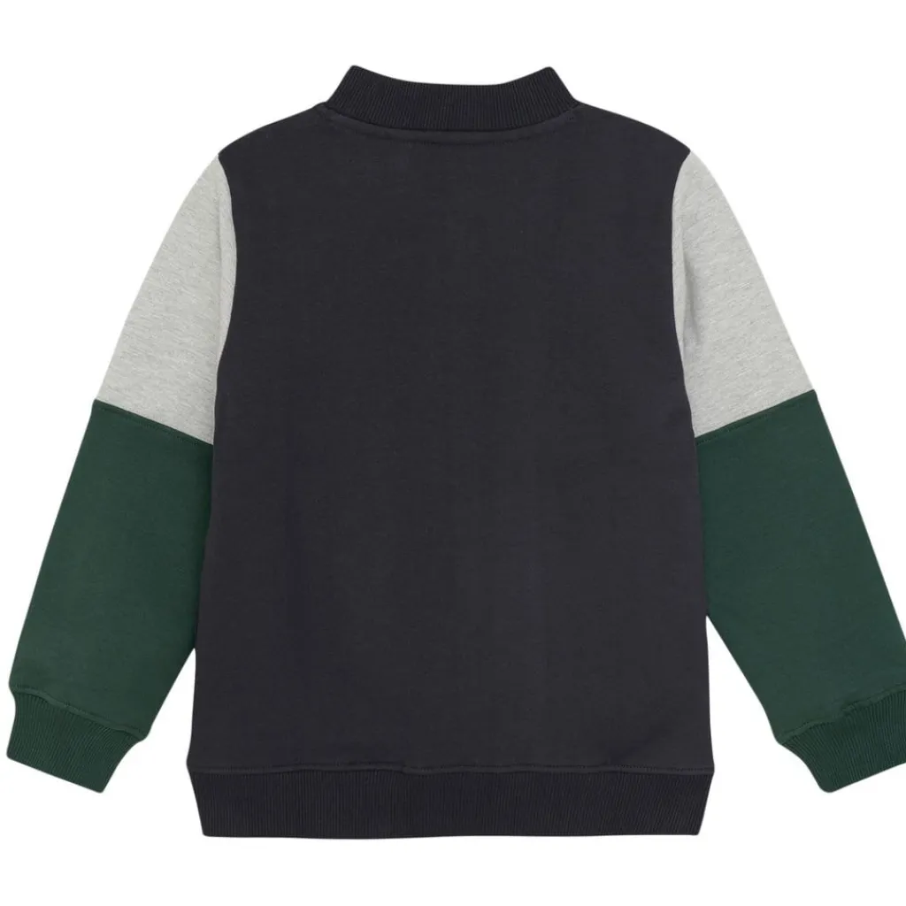 New Color Block Kofta Dark Navy Barn Tröjor & Toppar
