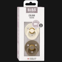 Online Colour 2-pack Runda Latexnappar Ivory Dark Oak Nappar & Napphållare